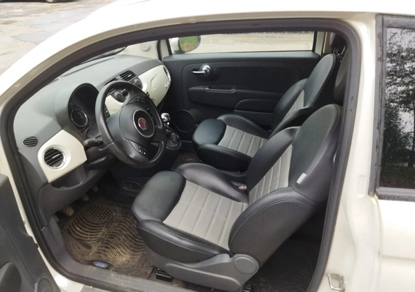 Fiat 500 cena 32000 przebieg: 42000, rok produkcji 2009 z Lublin małe 11